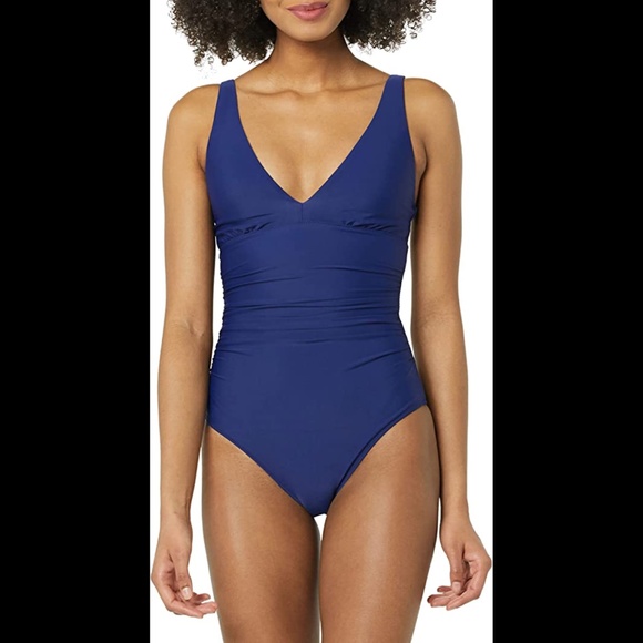 Women's Plunge Tummy Control Shaping Swimsuit - Picture 1 of 6